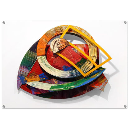 Chehaw - Sam Gilliam Acrylic Print - 70x100 cm / 28x40″ inches | Sam Gilliam Wall Art | Sam Gilliam Prints