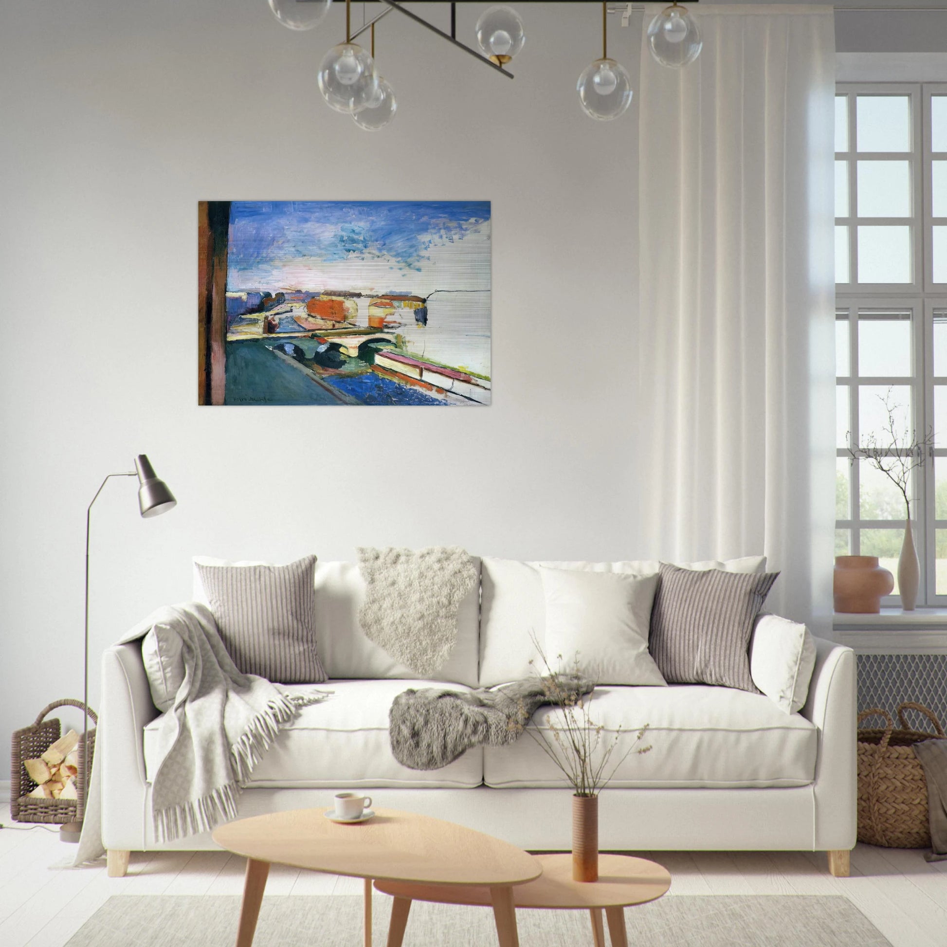 PONT SAINT MICHEL IN PARIS - Henri Matisse Brushed Aluminum Print - 70x100 cm / 28x40 inches | Henri Matisse Aluminum Print | Henri Matisse Prints