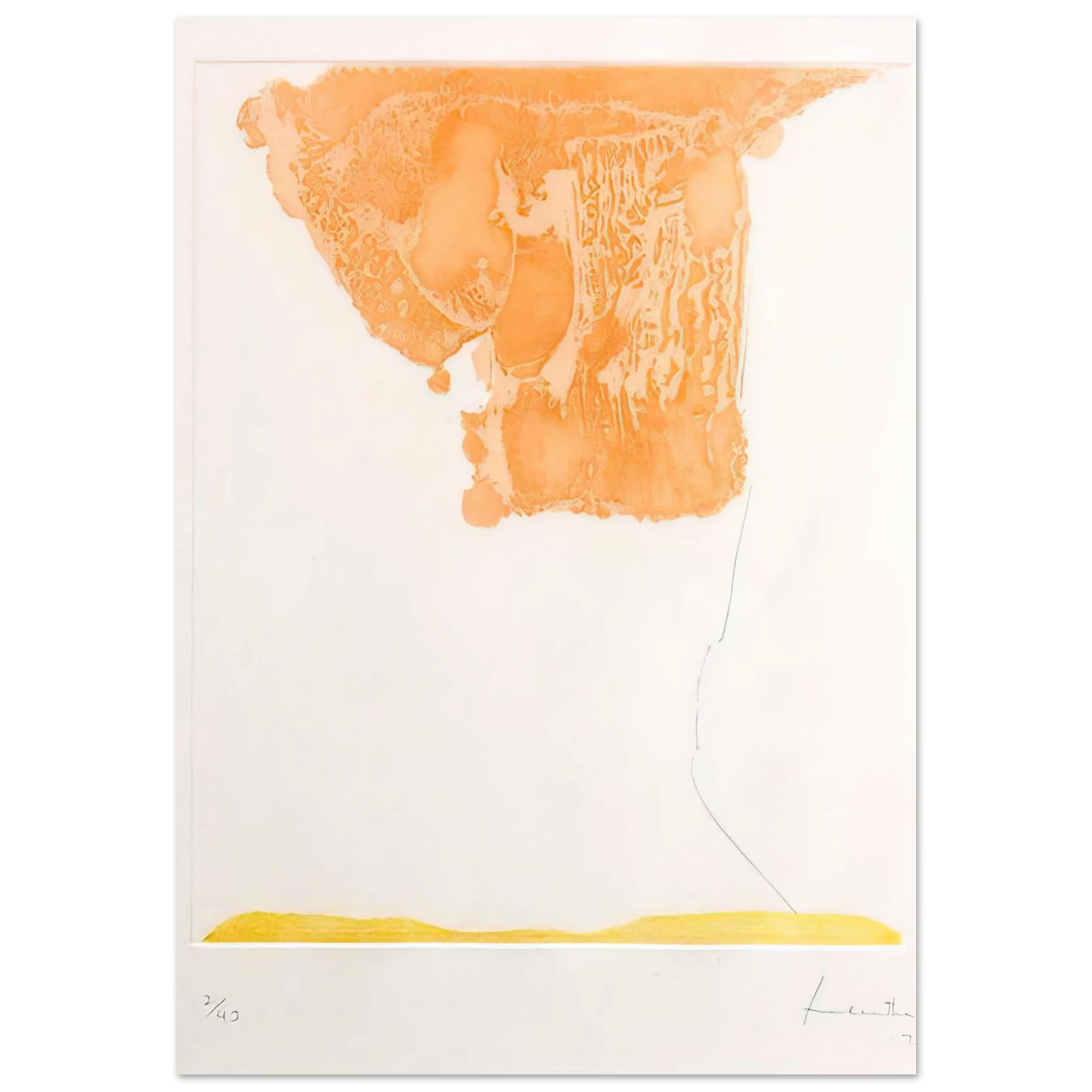 Helen Frankenthaler - Pranzo Italiano - 1973 Wall art - 30x40 cm / 12x16 inches - Fine Art Poster - -