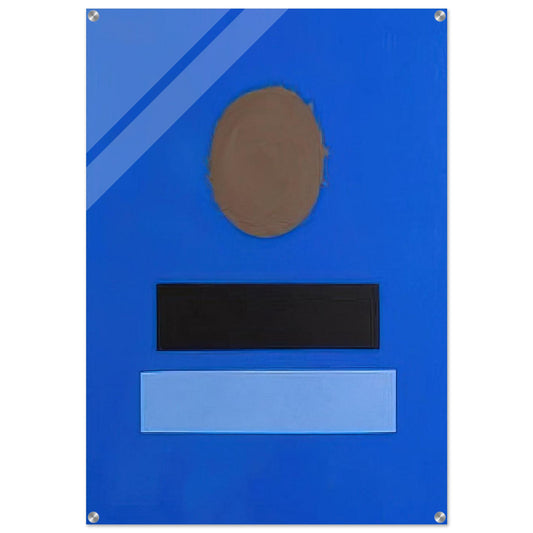 Blue Ground - 1973 - Adolph Gottlieb Acrylic Print - 70x100 cm / 28x40″ inches | Adolph Gottlieb Wall Art | Adolph Gottlieb Prints