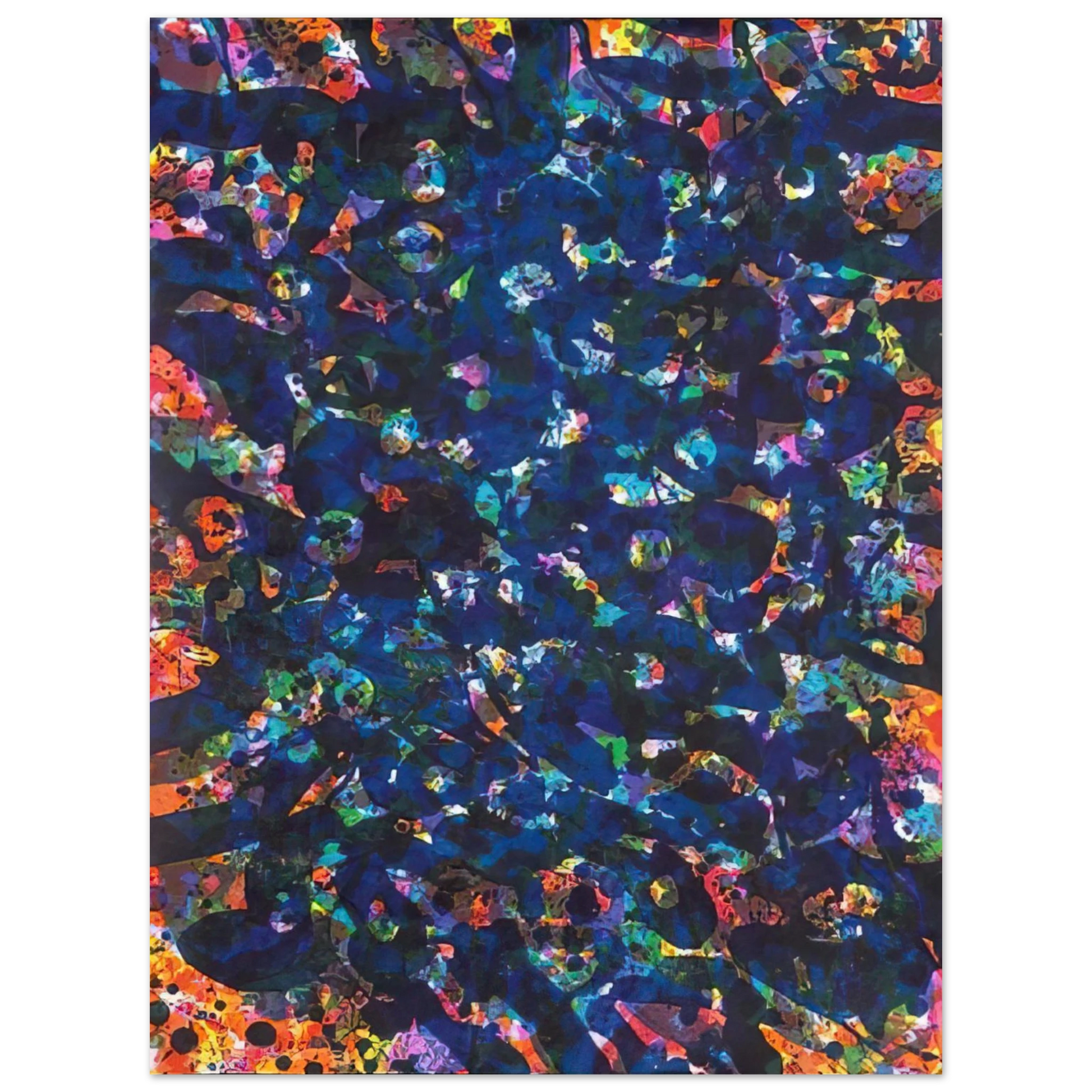 Sam Francis - Her Blue Deeps Fine Art Poster - Default Title