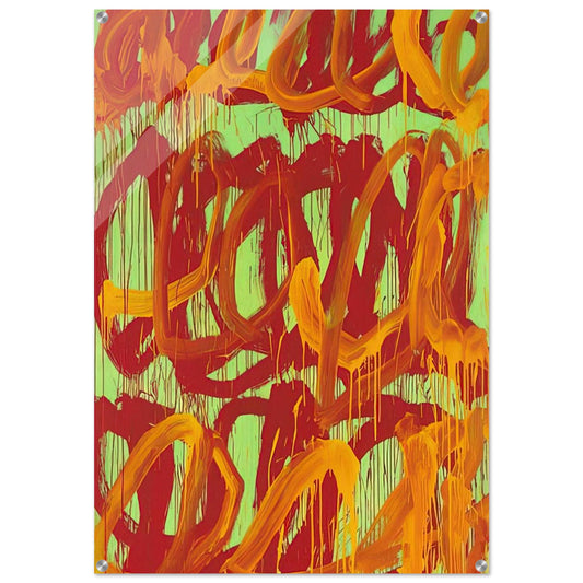 Camino Real  II  - Cy Twombly Acrylic Print - 70x100 cm / 28x40″ inches | Cy Twombly Wall Art | Cy Twombly Prints