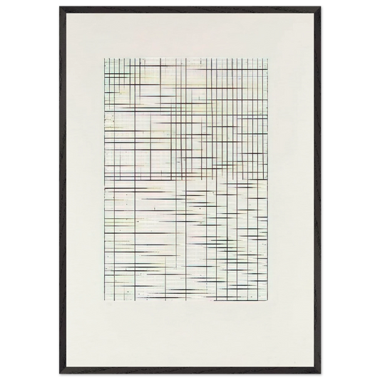 Untitled from Adriatics - Minimalism - Brice Marden Framed Art Print – Black Wooden Frame - Default Title - -Framed Art Print