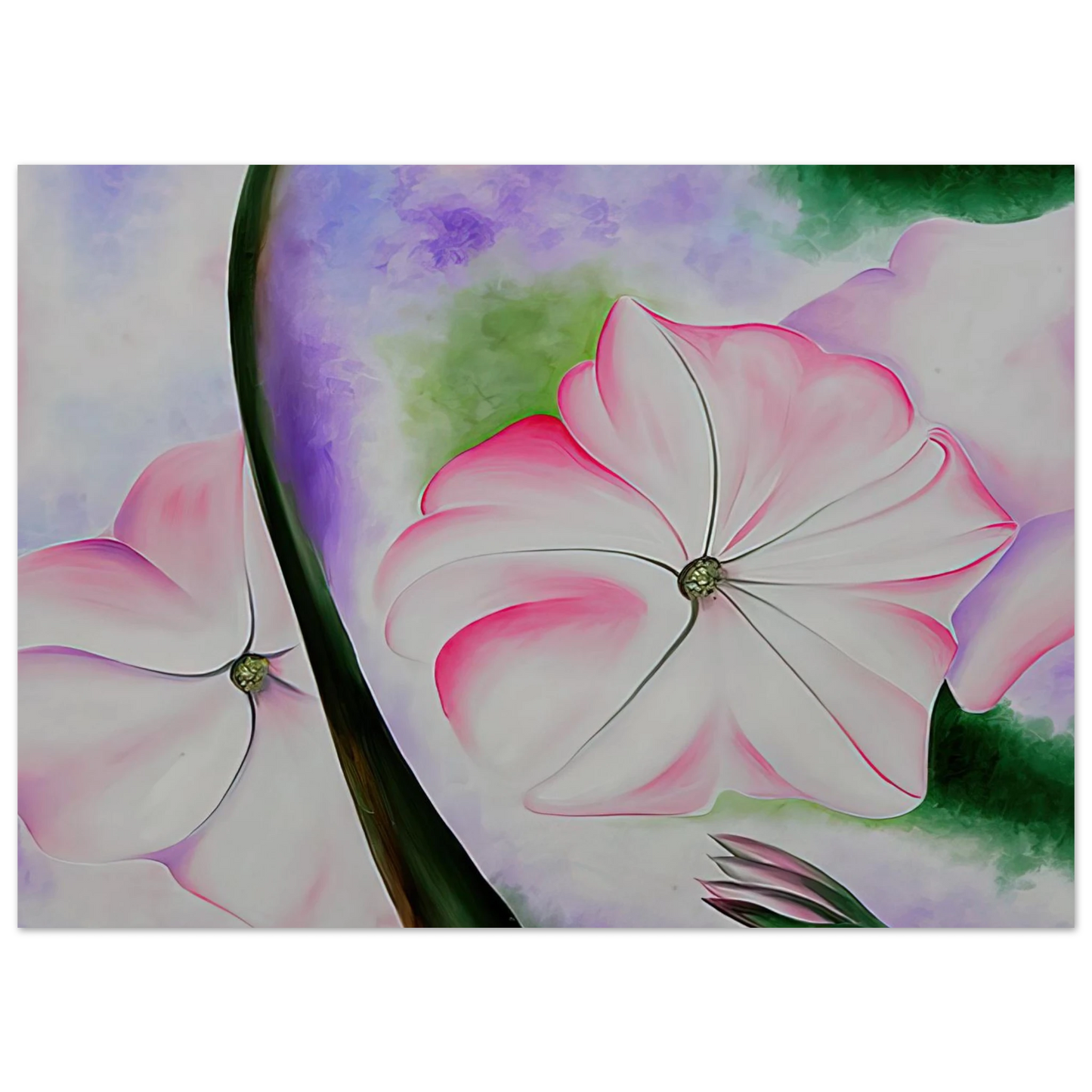 Georgia O'Keeffe - Petunia No. 2 Fine Art Poster - 40x60 cm / 16x24 inches