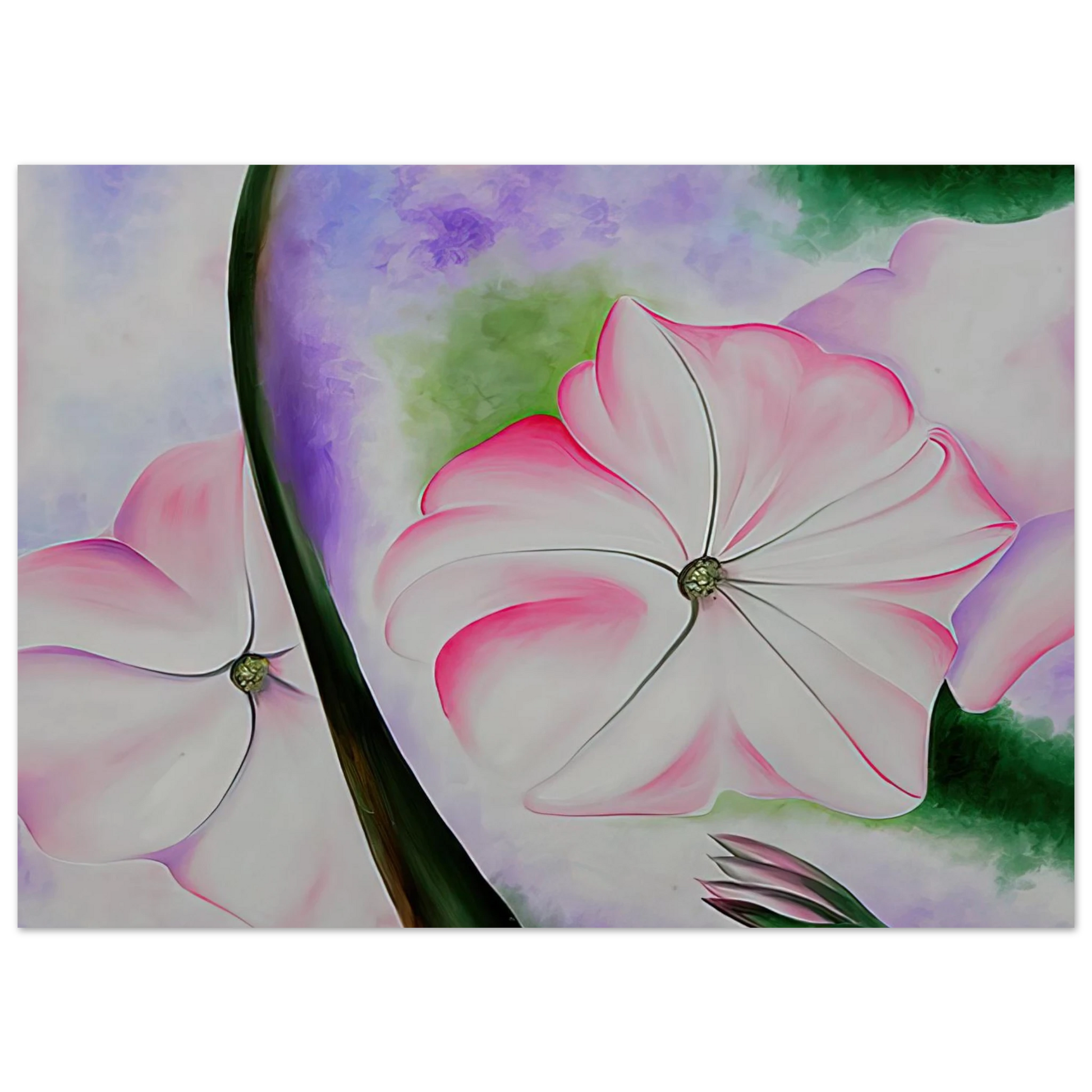 Georgia O'Keeffe - Petunia No. 2 Fine Art Poster - 40x60 cm / 16x24 inches
