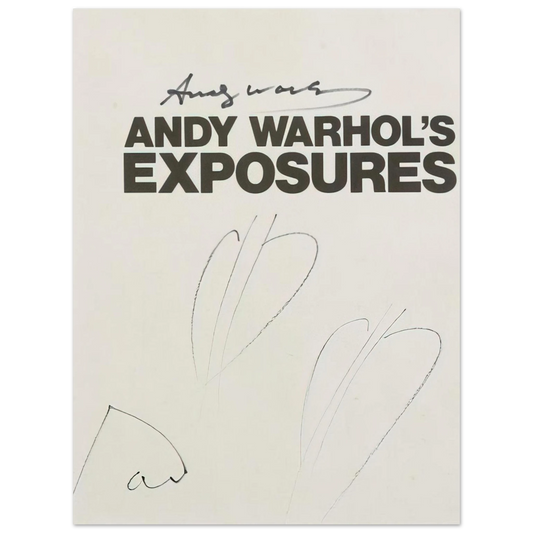 Andy Warhol - Butterfly Hearths  Andy Warhol's Exposures  Fine Art Poster - 13x18 cm / 5x7 inches