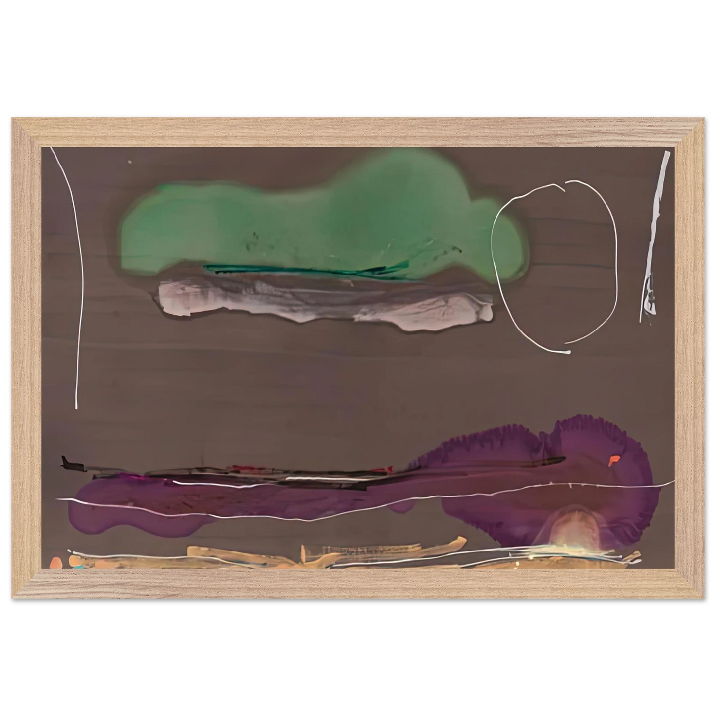 Helen Frankenthaler - Madrid, 1984- Wall Art - 60x80 cm / 24x32 inches - Fine Art Poster - -