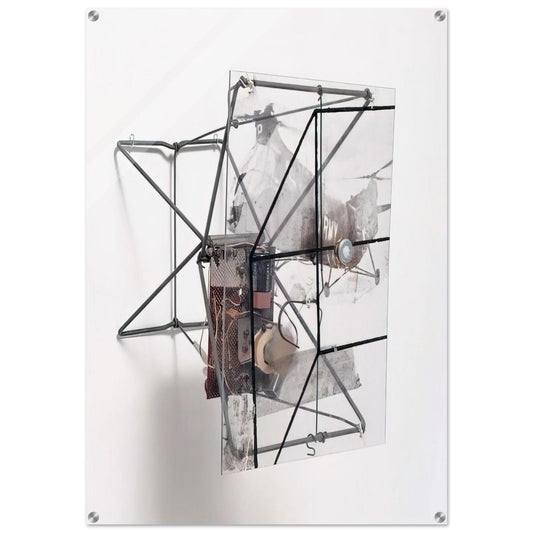 DRY CELL 1963 - Robert Rauschenberg Acrylic Print - 70x100 cm / 28x40″ inches