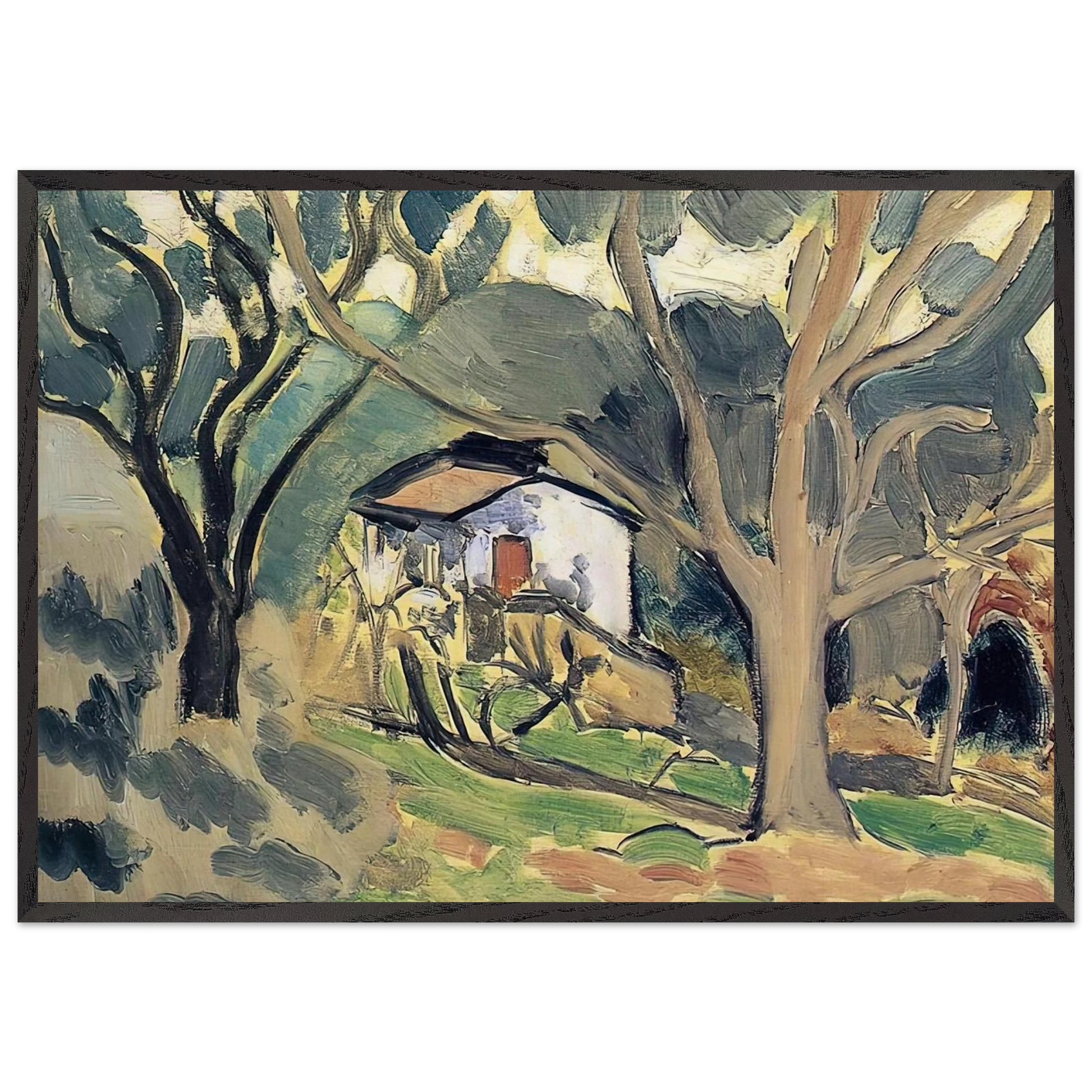 LANDSCAPE N1 - Henri Matisse Framed Art Print – Black Wooden Frame - Default Title - -Framed Art Print