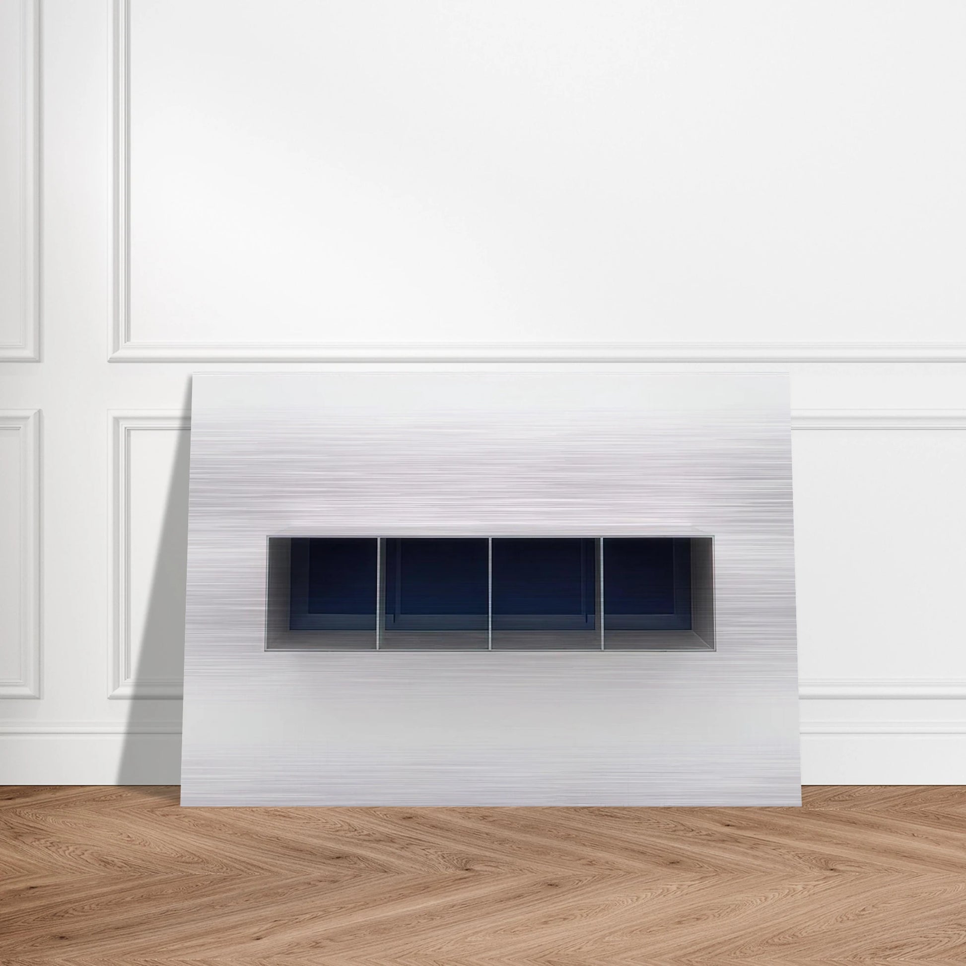 Untitled Menziken - 1988 - Donald Judd Brushed Aluminum Print - 70x100 cm / 28x40 inches | Donald Judd Aluminum Print | Donald Judd Prints