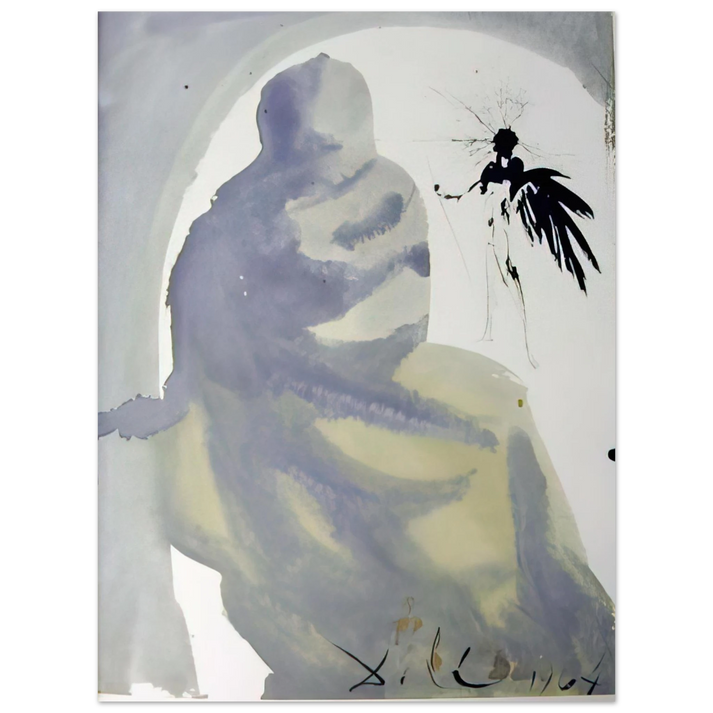 Salvador Dali - SEDUXISTI ME DOMINE 1967  75x100 cm / 30x40inches Fine Art Poster