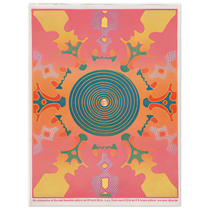 Peter Max - THE VISIONARIES AT THE EAST HAMPTON GALLERY 1967  75x100 cm / 30x40inches Fine Art Poster