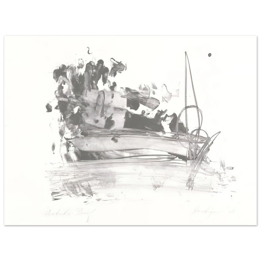 Grace Hartigan - The Hero Leaves His Ship Fine Art Poster - Default Title