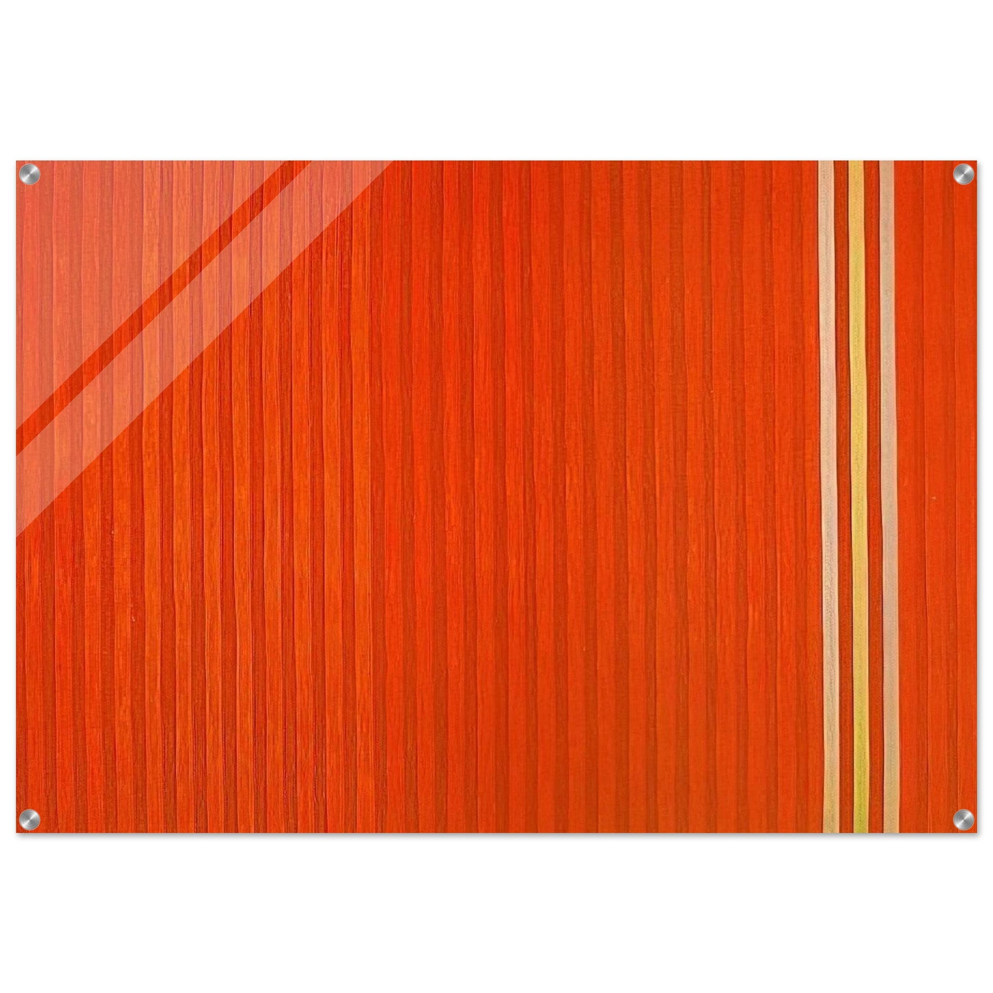 Red Devil - 1959 - Gene Davis Acrylic Print - 70x100 cm / 28x40″ inches | Gene Davis Wall Art | Gene Davis Prints