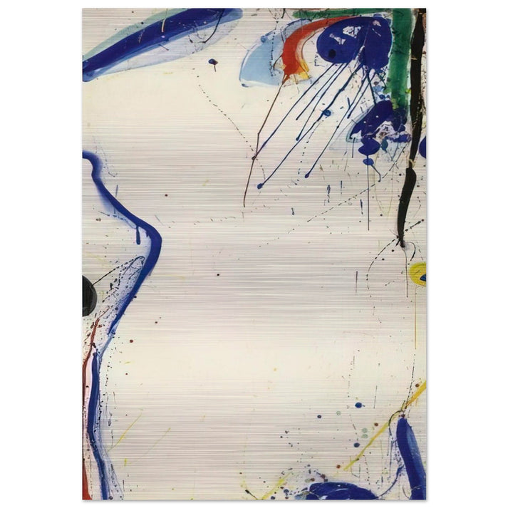 Eye of Zengai - Sam Francis Brushed Aluminum Print - 70x100 cm / 28x40 inches | Sam Francis Aluminum Print | Sam Francis Prints