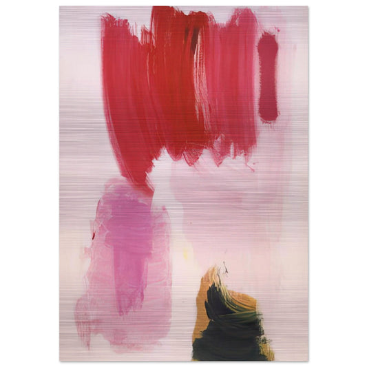 Delirious Pink - Hans Hofmann Brushed Aluminum Print - 70x100 cm / 28x40 inches | Hans Hofmann Aluminum Print | Hans Hofmann Prints
