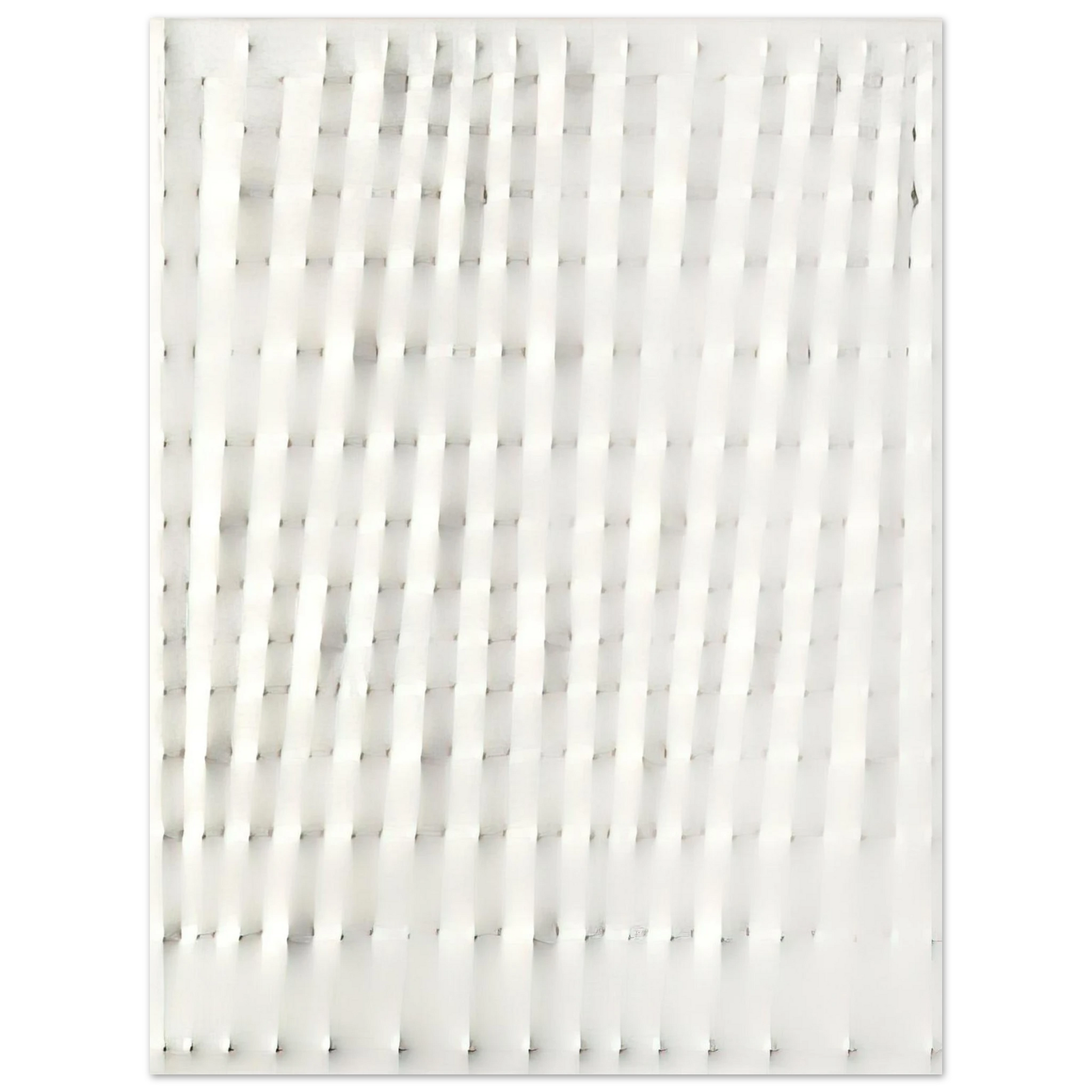 Enrico Castellani - Superficie Bianca - 1985 Fine Art Poster - Default Title
