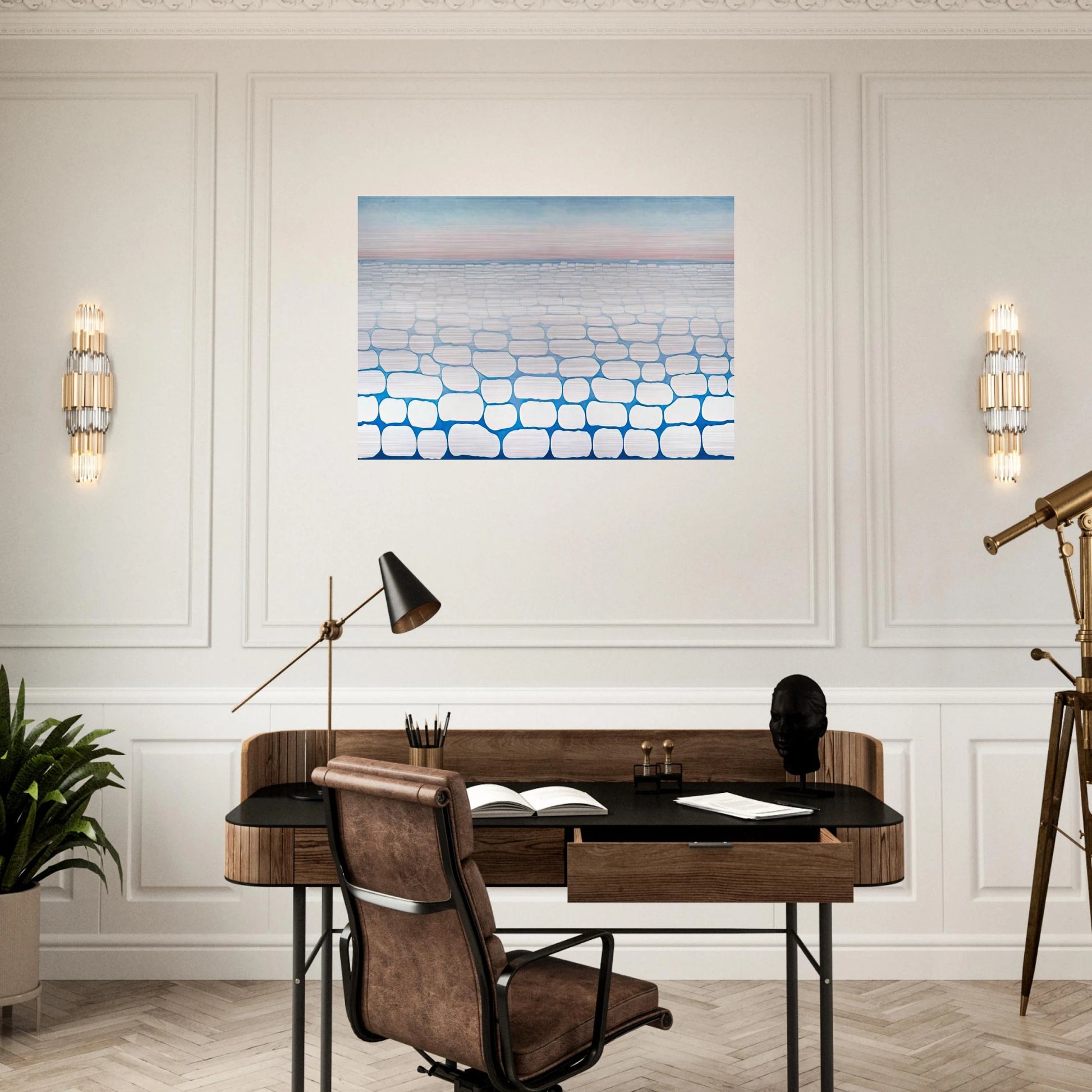 Sky Above Clouds IV - Georgia O'Keeffe Brushed Aluminum Print - 70x100 cm / 28x40 inches | Georgia O'Keeffe Aluminum Print | Georgia O'Keeffe Prints