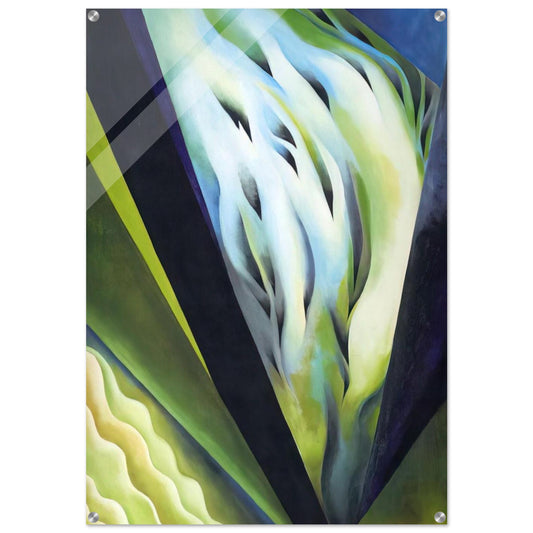 Blue and Green Music - Georgia O'Keeffe Acrylic Print - 70x100 cm / 28x40″ inches