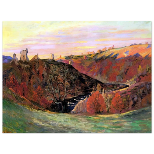 Armand Guillaumin - Sunset in Creuse - 1898 Fine Art Poster - Default Title