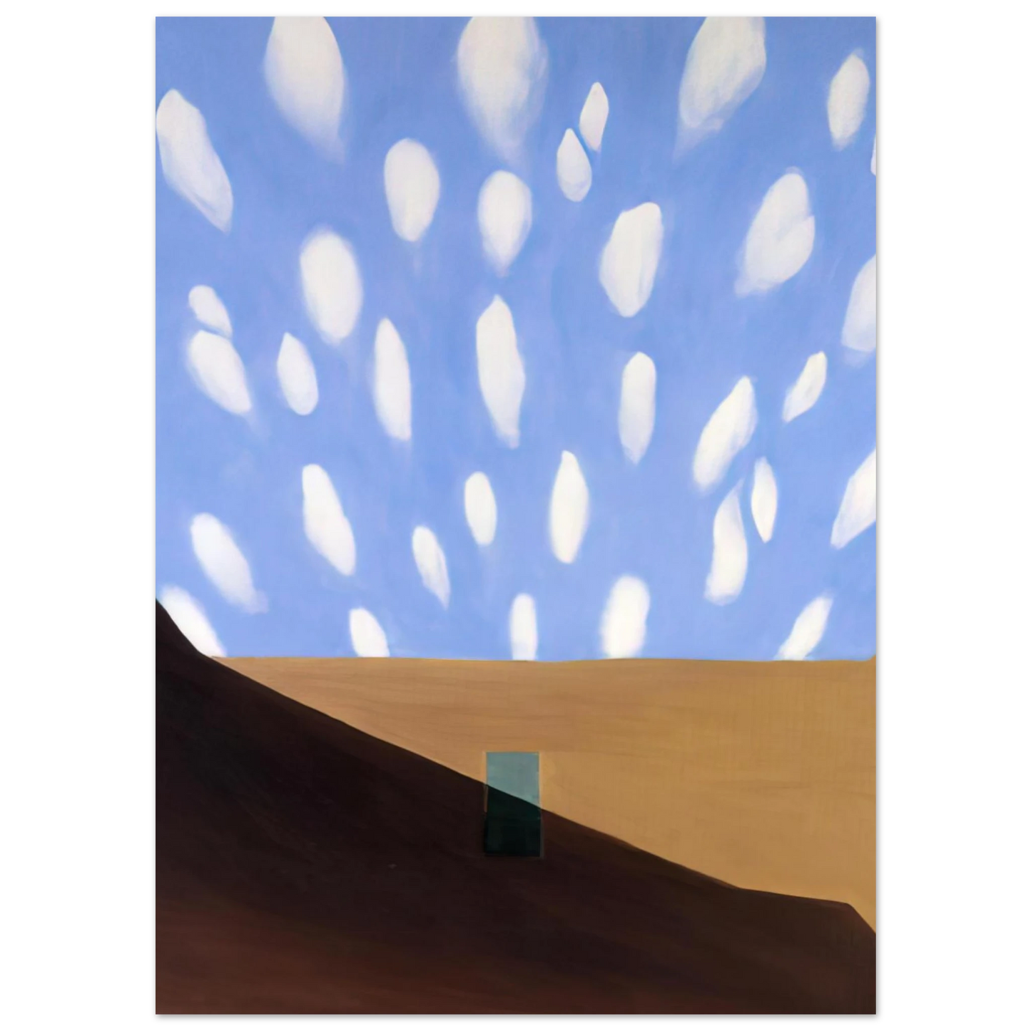 Georgia O'Keeffe - In the Patio VIII Fine Art Poster - 40x60 cm / 16x24 inches