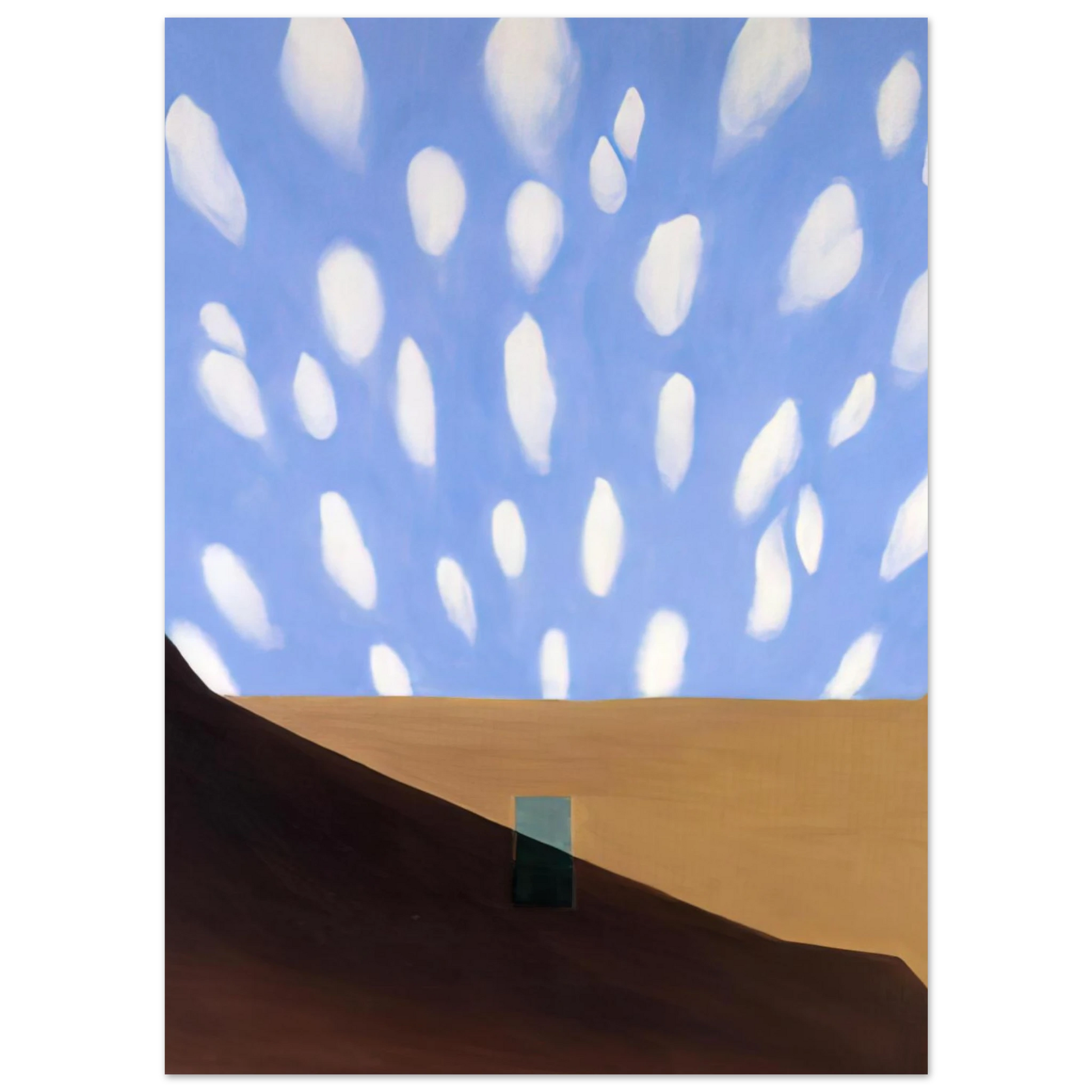 Georgia O'Keeffe - In the Patio VIII Fine Art Poster - 40x60 cm / 16x24 inches