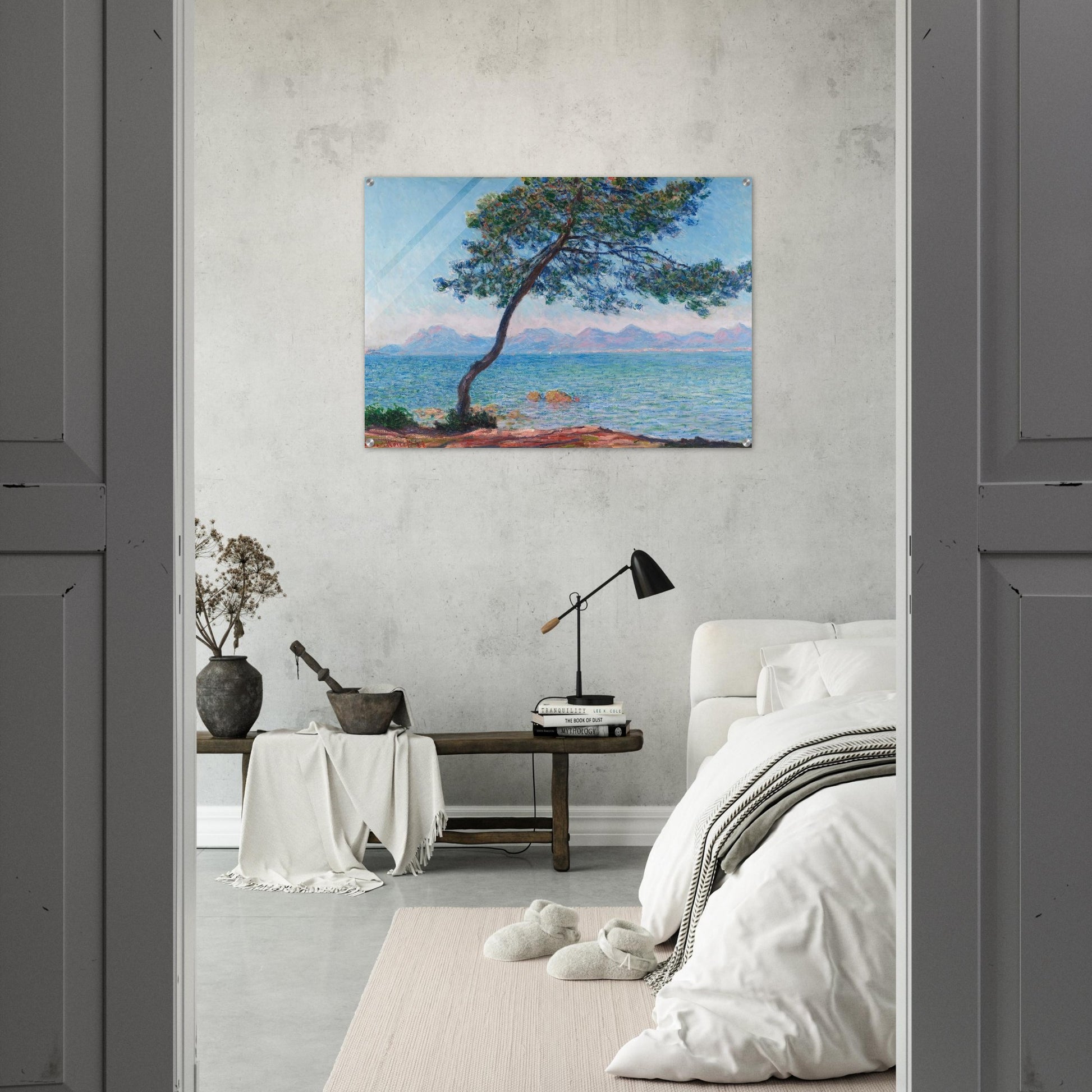 The Esterel Mountains - claude monet Acrylic Print - 70x100 cm / 28x40″ inches | claude monet Wall Art | claude monet Prints