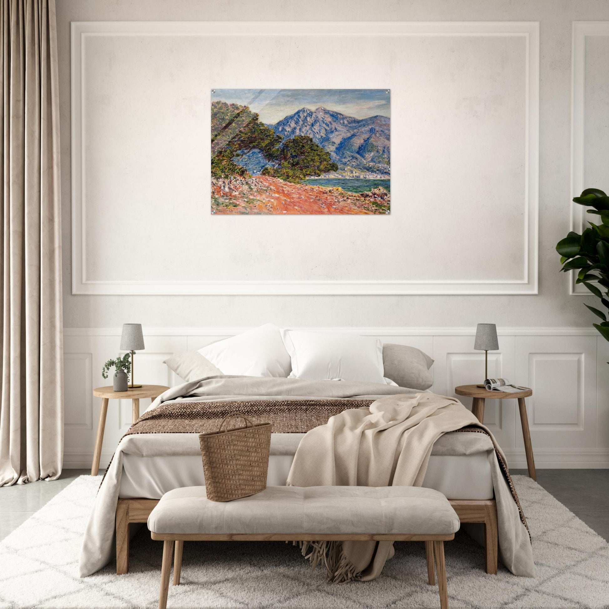 Cap Martin 2 - claude monet Acrylic Print - 70x100 cm / 28x40″ inches