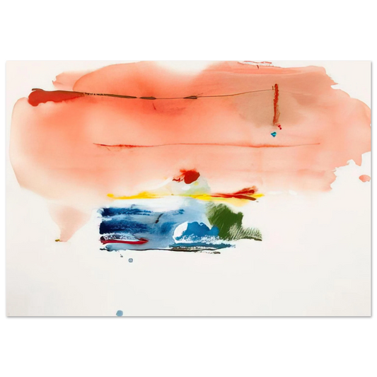 Helen Frankenthaler - Santa Fe II - 1986 Wall art - 13x18 cm / 5x7 inches - Fine Art Poster - -