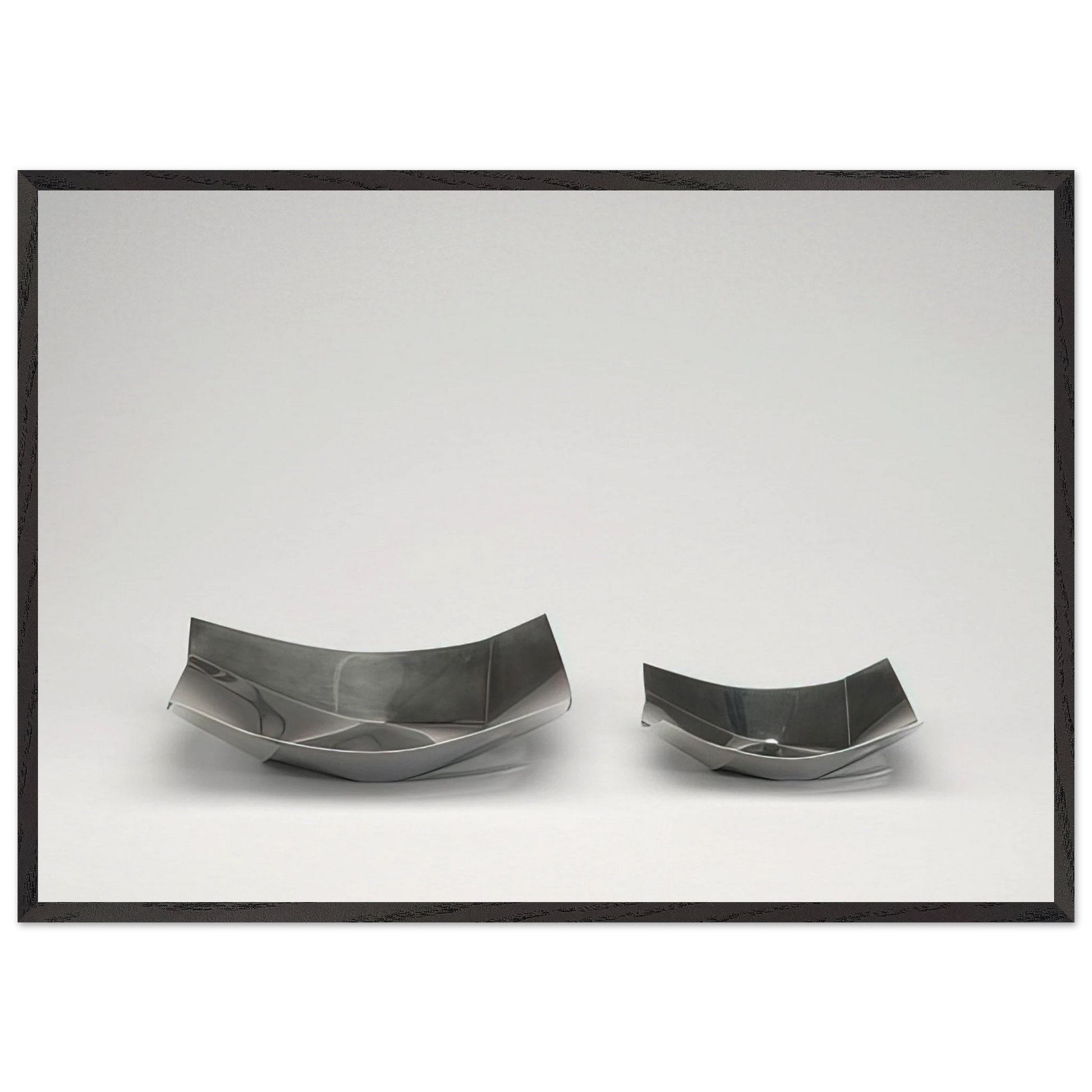 Maldive Tray - 1960 - Bruno Munari Framed Art Print – Black Wooden Frame - Default Title - -Framed Art Print