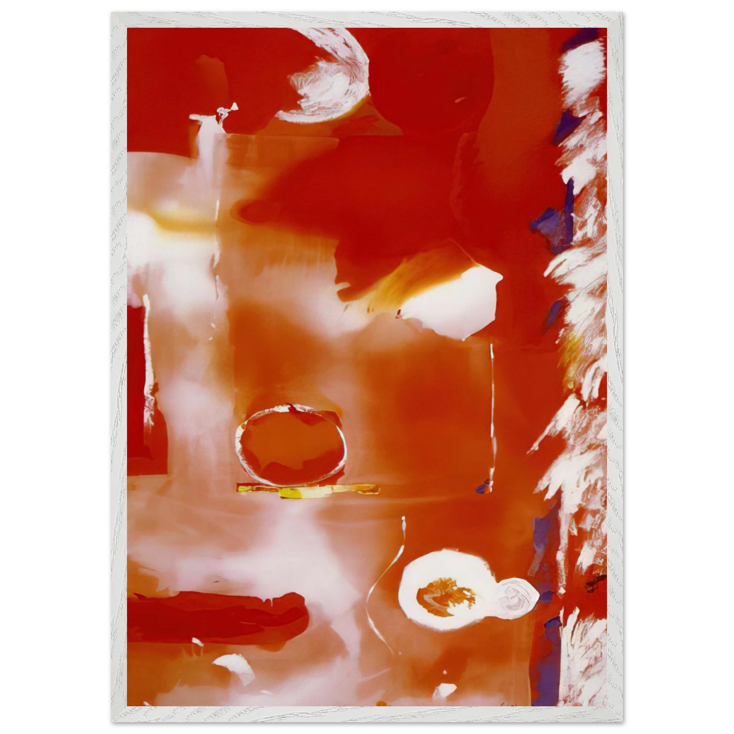 Helen Frankenthaler - Seeing the Moon on a Hot Summer Day - 1987 Wall art - A1 (59.4 x 84.1  cm) - Fine Art Poster - -