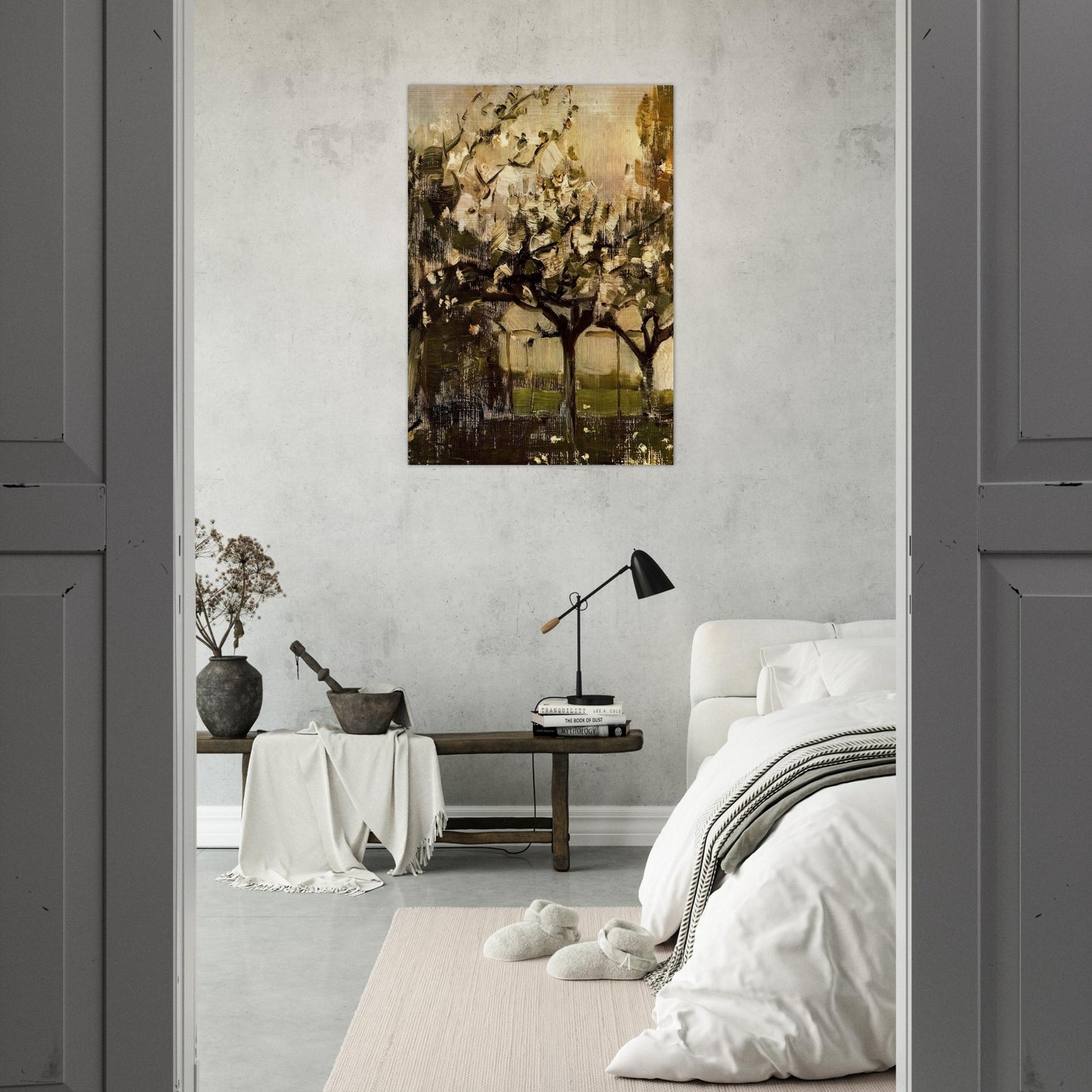 Alberi - Piet Mondrian Brushed Aluminum Print - 70x100 cm / 28x40 inches | Piet Mondrian Aluminum Print | Piet Mondrian Prints