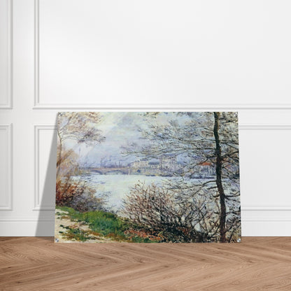 The Banks of the Seine, Ile de la Grande-Jatte - claude monet Acrylic Print - 70x100 cm / 28x40″ inches