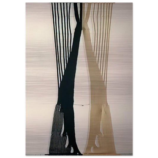 THE KING I 1962 - Lenore Tawney Brushed Aluminum Print - 70x100 cm / 28x40 inches | Lenore Tawney Aluminum Print | Lenore Tawney Prints