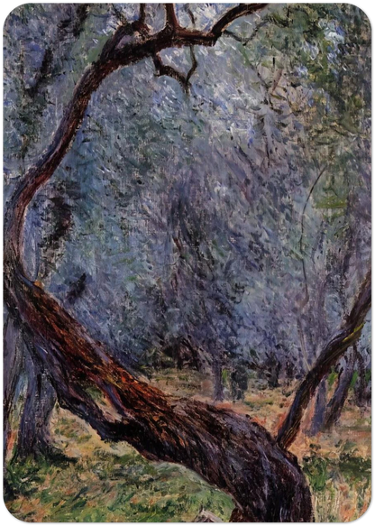 Olive Trees Study By claude monet Pack of 10 Post Cards | claude monet Post Cards | A6 (10.5 x 14.8 cm) - 4.1 x 5.8 inches