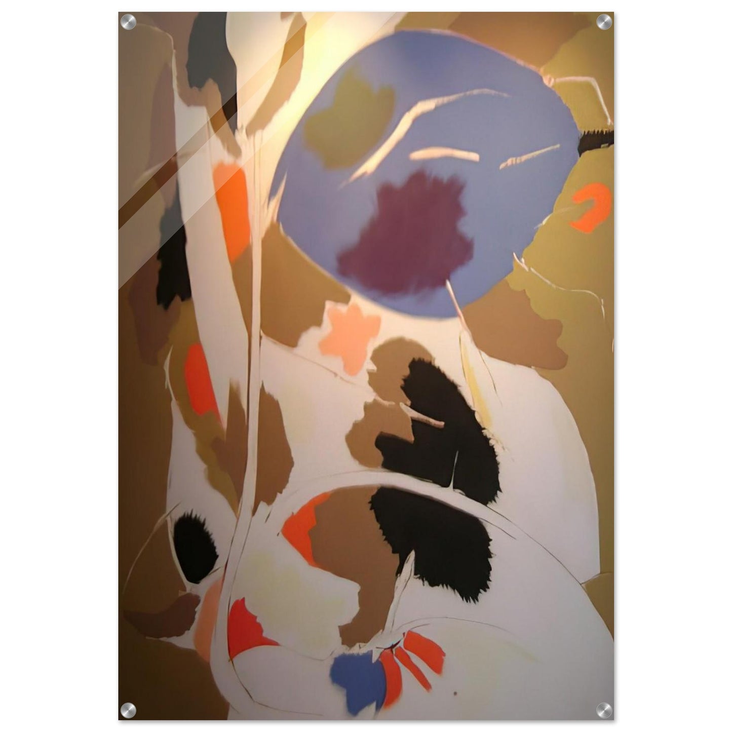 Branches - 1955 - John Ferren Acrylic Print - 70x100 cm / 28x40″ inches | John Ferren Wall Art | John Ferren Prints