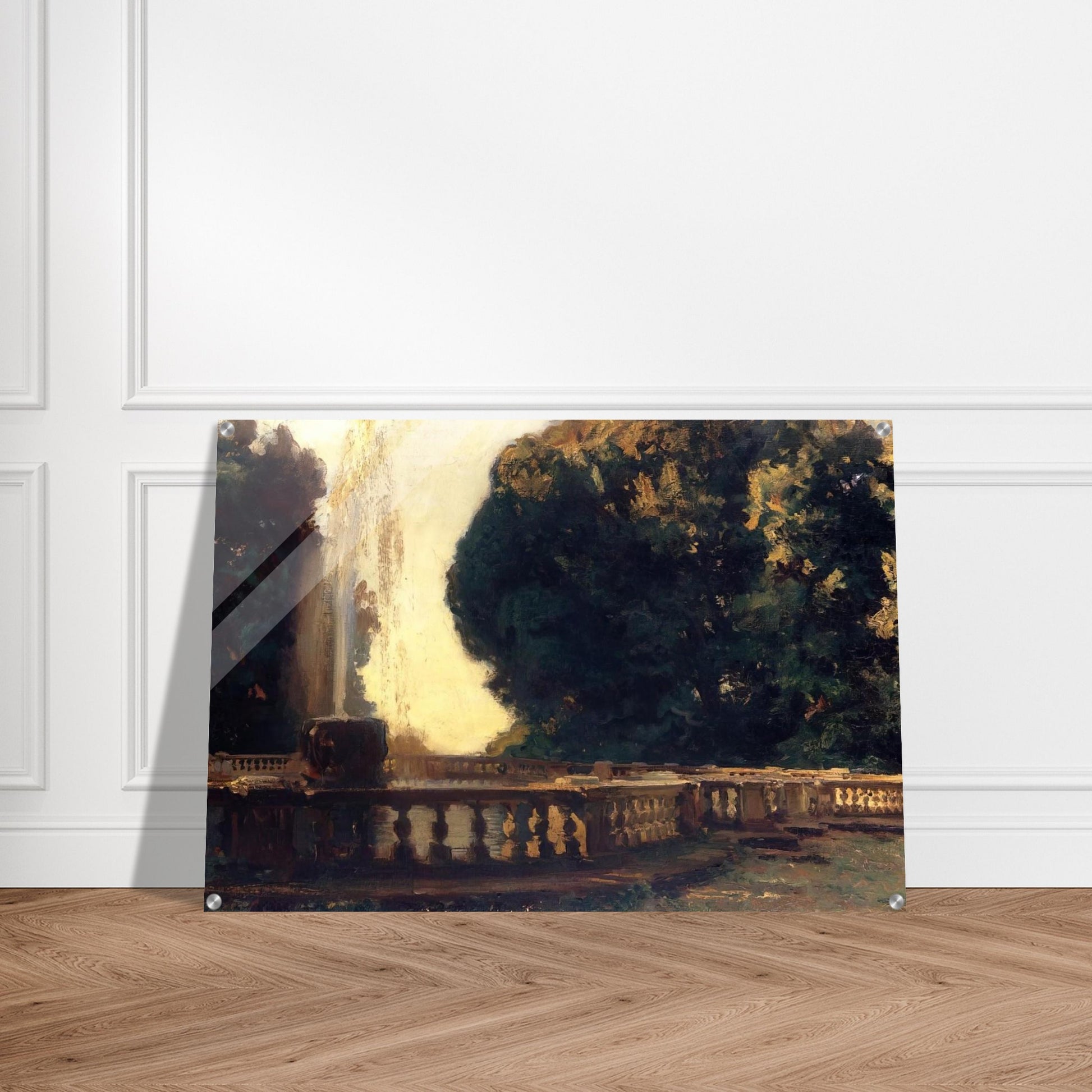 Villa Torlonia, Fountain - John Singer Sargent Acrylic Print - 70x100 cm / 28x40″ inches