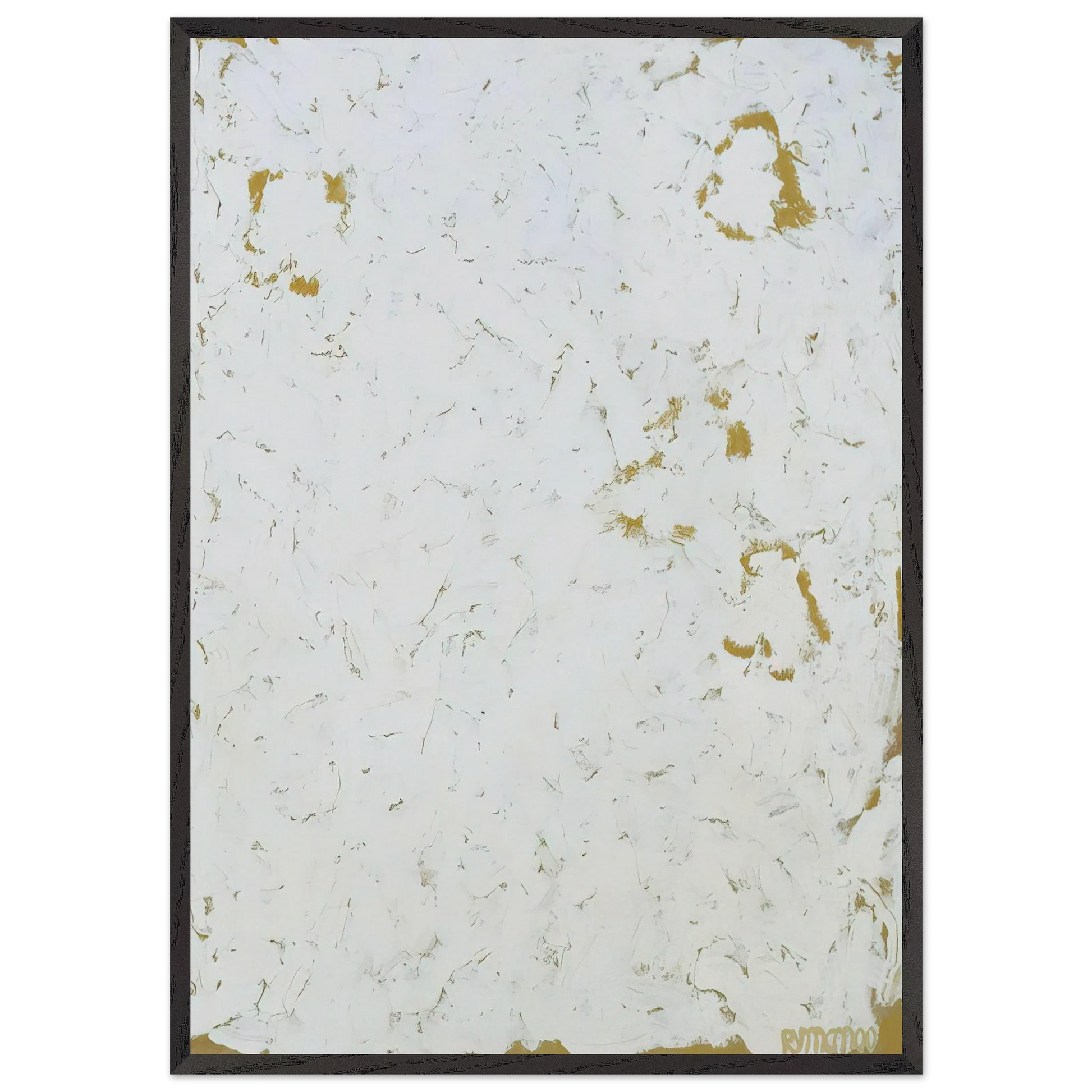 Wing - Robert Ryman Framed Art Print – Black Wooden Frame - Default Title - -Framed Art Print