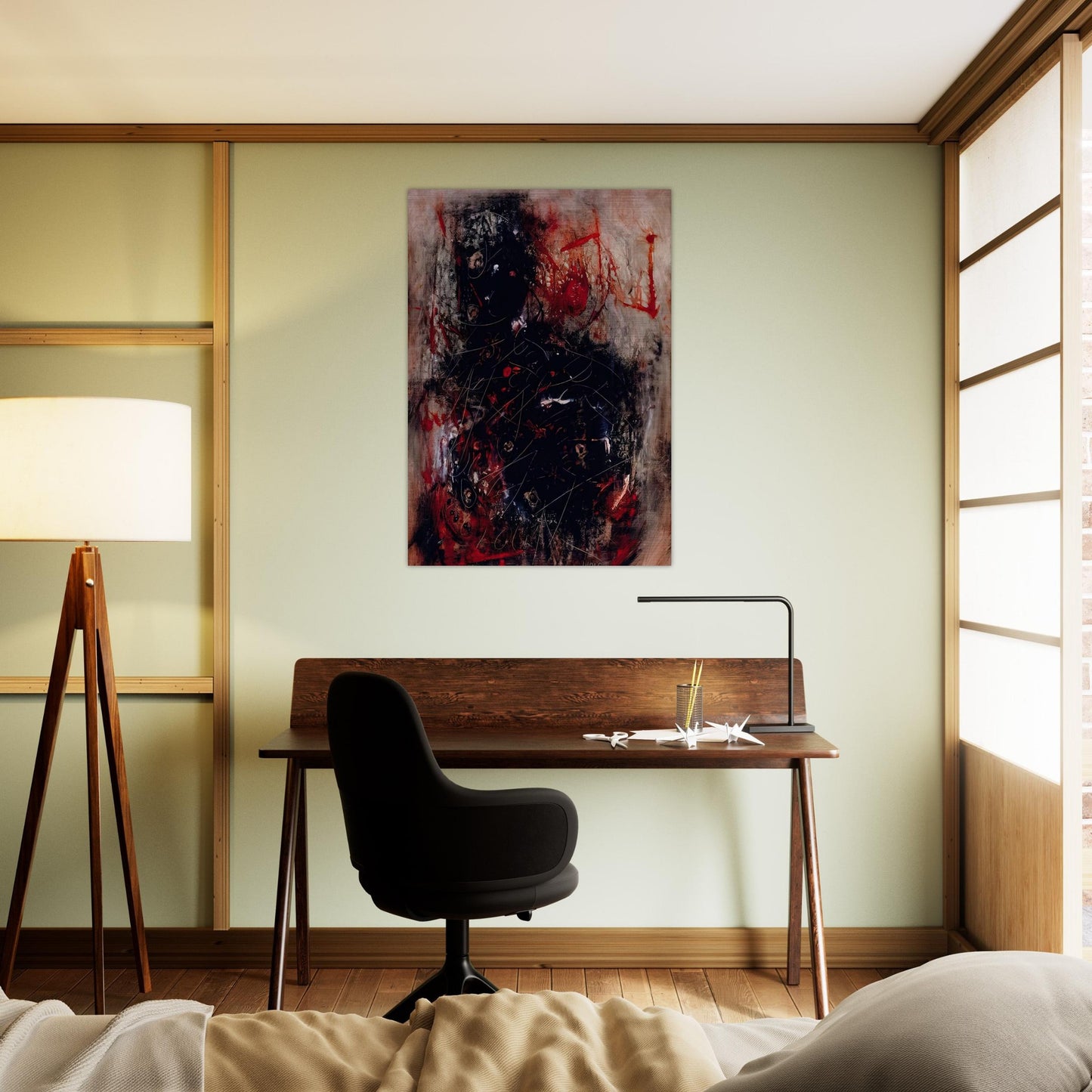 Oui, oui, oui - 1947 - Wols Brushed Aluminum Print - 70x100 cm / 28x40 inches | Wols Aluminum Print | Wols Prints