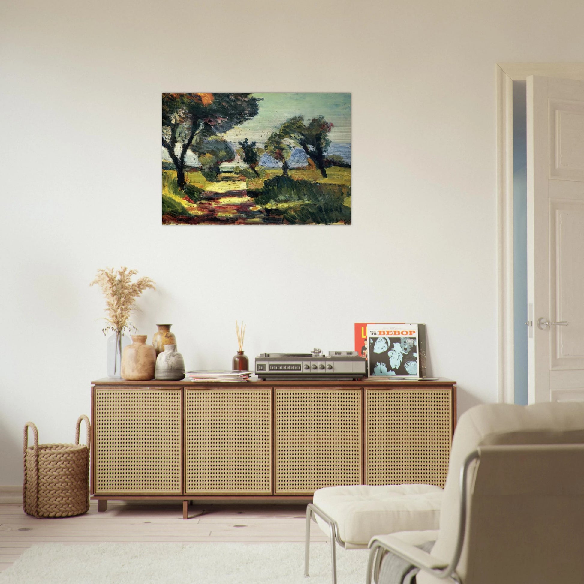 OLIVE TREES 1898 - Henri Matisse Brushed Aluminum Print - 70x100 cm / 28x40 inches | Henri Matisse Aluminum Print | Henri Matisse Prints