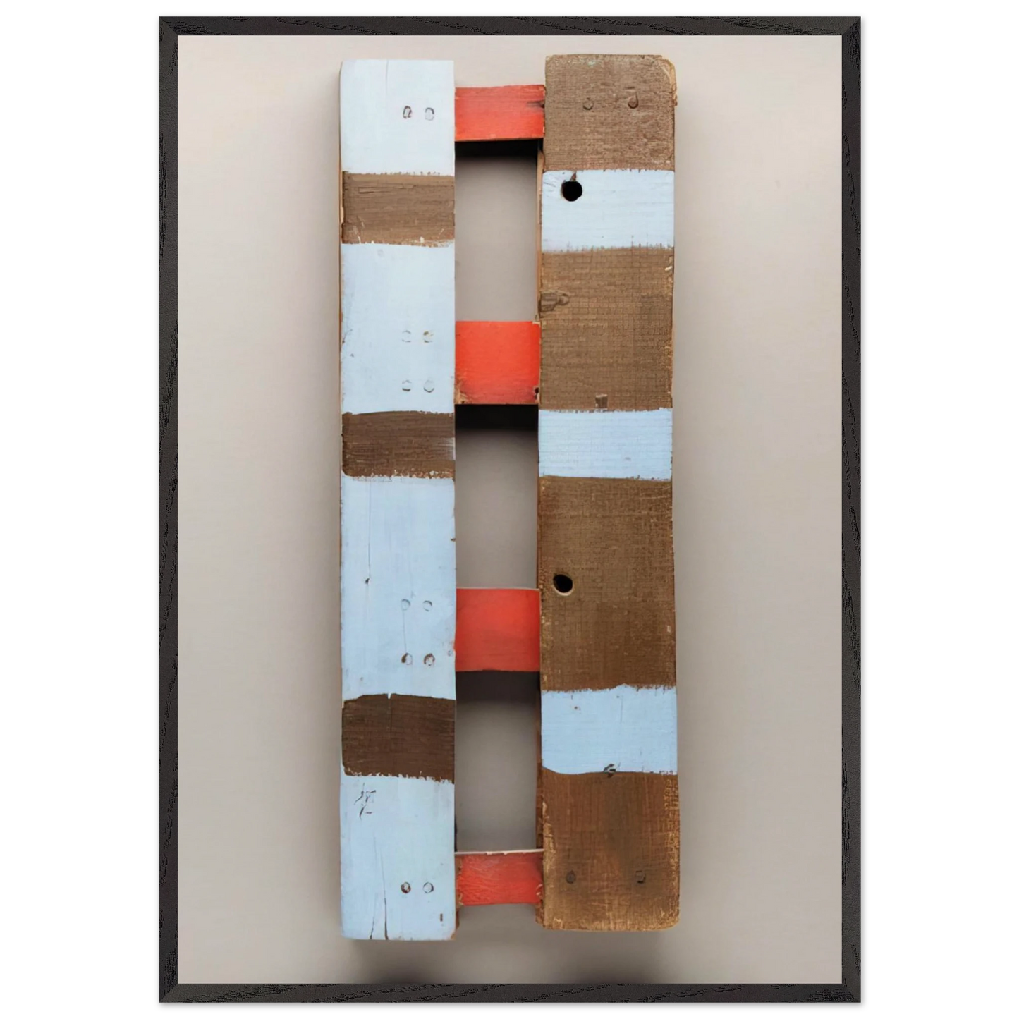 Ladder - 1968 - Betty Parsons 70x100 cm / 28x40 inches Framed Art Print – Black Wooden Frame