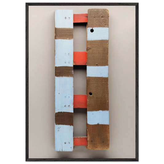 Ladder - 1968 - Betty Parsons Framed Art Print – Black Wooden Frame - Default Title - -Framed Art Print