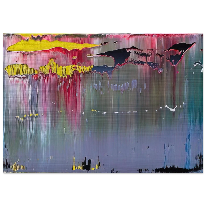 ABSTRACT PICTURE - Gerhard Richter Brushed Aluminum Print - 70x100 cm / 28x40 inches | Gerhard Richter Aluminum Print | Gerhard Richter Prints