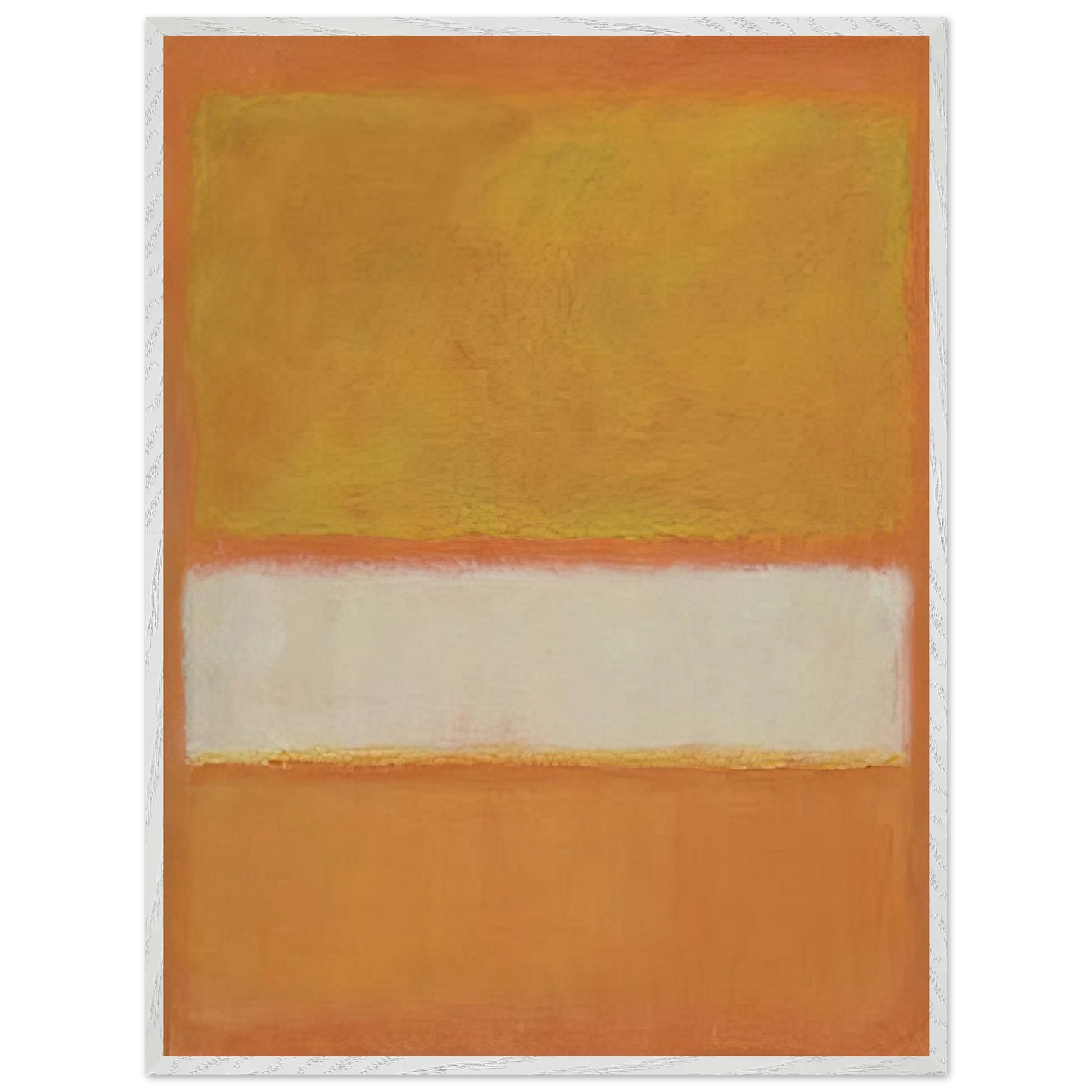 Mark Rothko - Untitled No. 11 - 1957 Wall Art - 60x80 cm / 24x32 inches - Premium Wooden Framed Poster With Fine Art Paper - Black frame