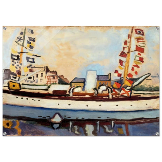 THE ENGLISH YACHT 1906 - Raoul Dufy Acrylic Print - 70x100 cm / 28x40″ inches