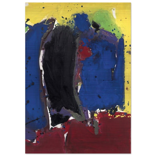 Composition - Sam Francis Brushed Aluminum Print - 70x100 cm / 28x40 inches | Sam Francis Aluminum Print | Sam Francis Prints