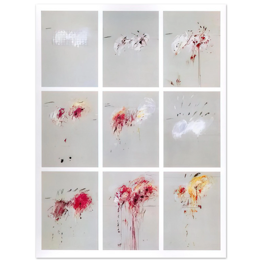 Cy Twombly - Nine Discourses on Commodus Fine Art Poster - Default Title