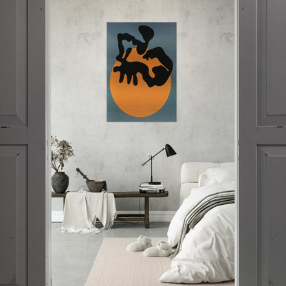 Not far from the sun, the moon and the stars - Jean Arp Brushed Aluminum Print - 70x100 cm / 28x40 inches | Jean Arp Aluminum Print | Jean Arp Prints