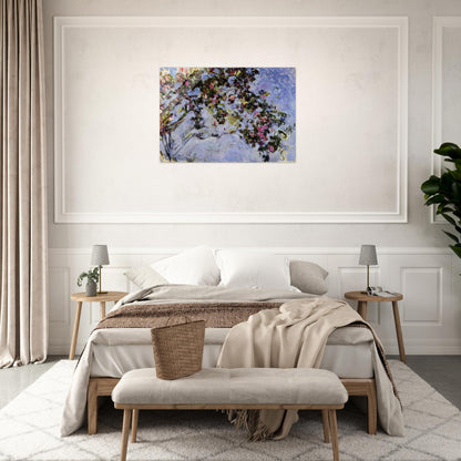 The Rose Bush - claude monet Acrylic Print - 70x100 cm / 28x40″ inches | claude monet Wall Art | claude monet Prints