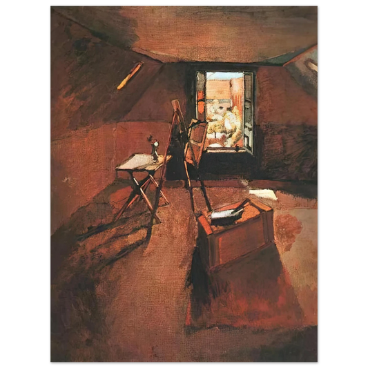 Henri Matisse - STUDIO UNDER THE EAVES Fine Art Poster - Default Title